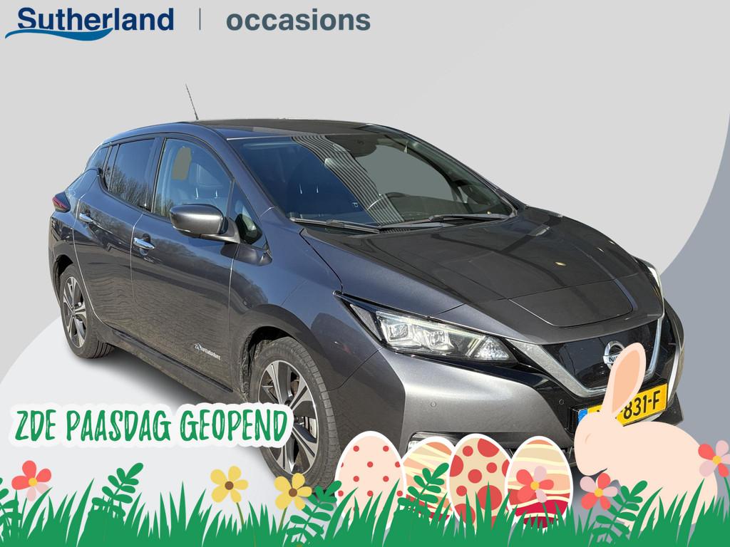 Nissan LEAF Tekna 40 kWh SOH 87,8% | ProPilot | 360 Camera |, Gebruikt, 150 pk, Leder en Stof, Origineel Nederlands