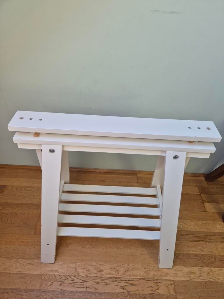 IKEA Mittback schraag / tafelonderstel, wit, Ophalen, Tafelpoot, Minder dan 50 cm, Gebruikt