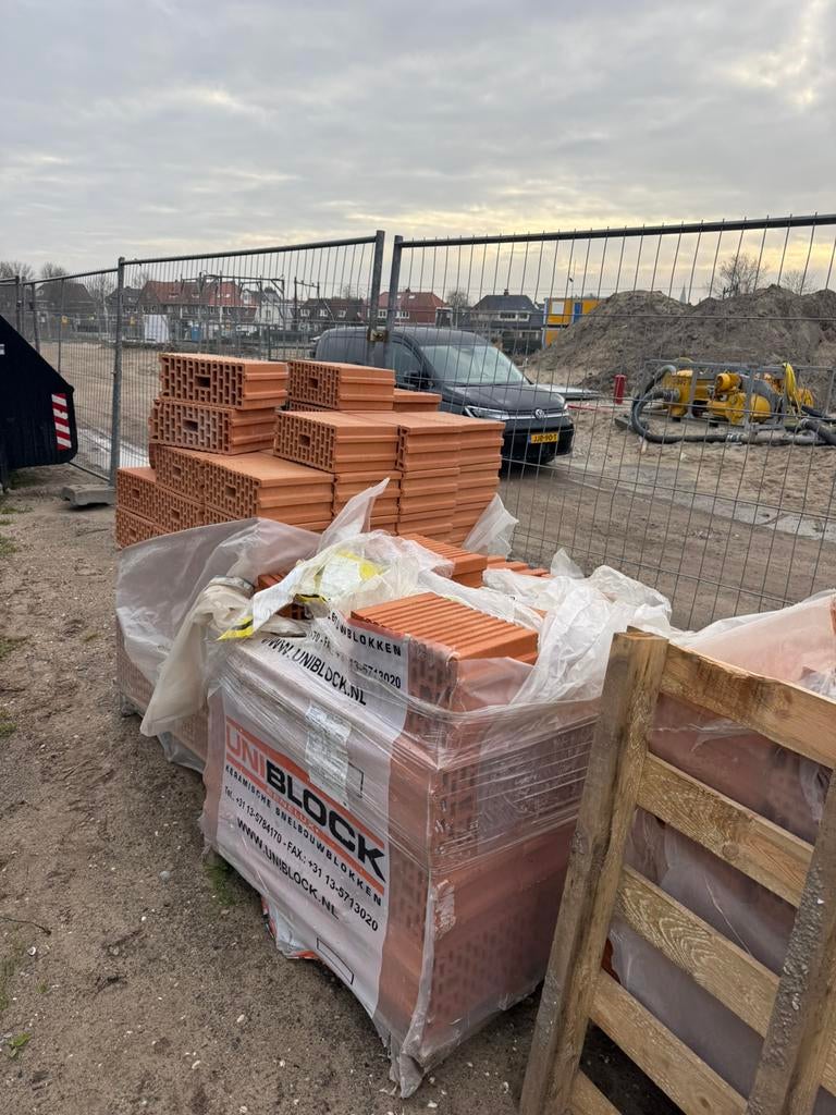 Poriso lijmblokken 307x200x230, Doe-het-zelf en Verbouw, Metselstenen, Ophalen of Verzenden, Zo goed als nieuw, Bakstenen