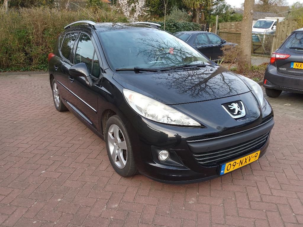 Peugeot 207 1.6 16V SW Outdoor 2011 Zwart, Voorwielaandrijving, 4 cilinders, Zwart, Origineel Nederlands