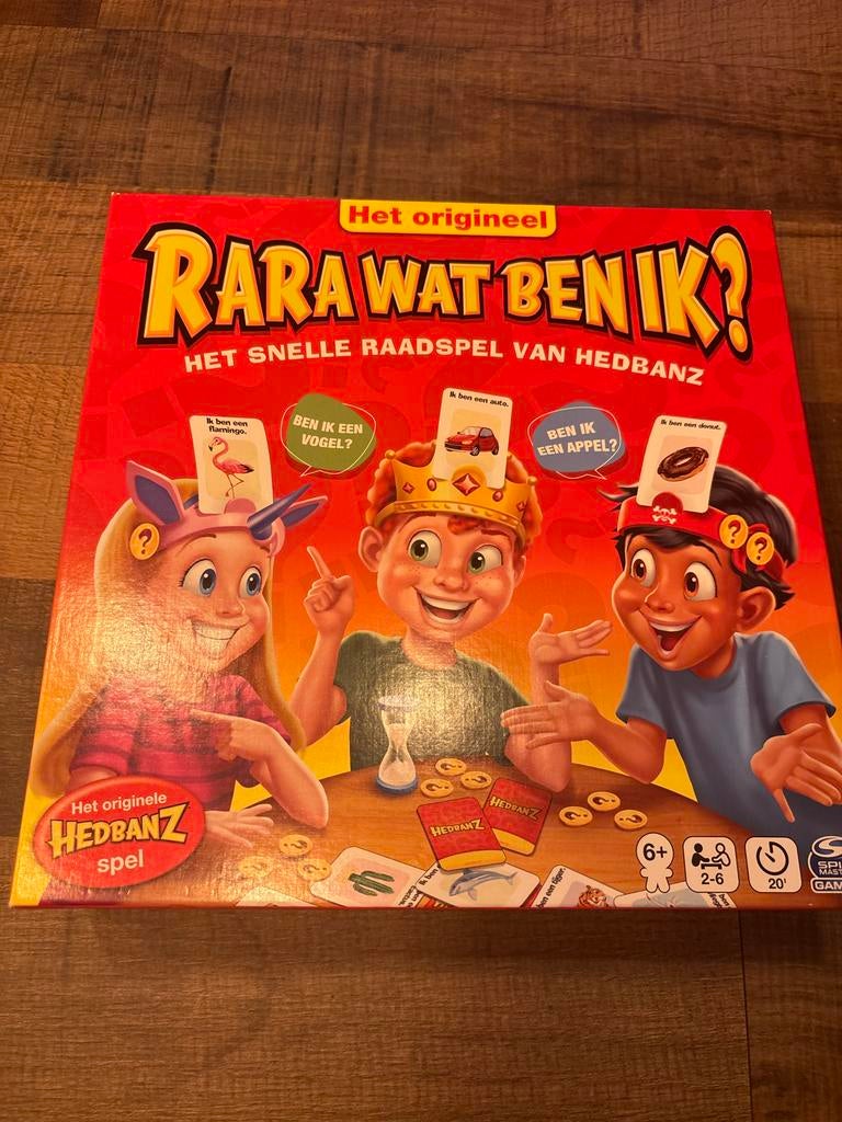 RaRa Wat Ben Ik? Het Snelle Raadspel van Hedbanz, Hobby en Vrije tijd, Gezelschapsspellen | Bordspellen, Een of twee spelers, Ophalen of Verzenden