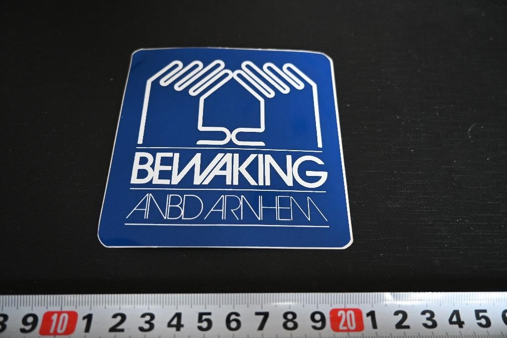 sticker Bewaking ANBD Arnhem, Ophalen, Zo goed als nieuw
