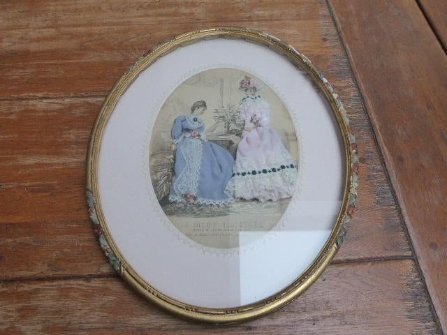 Prachtige lijst met prent la mode illustree