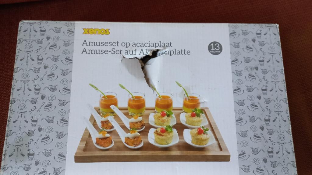 Amuse set Xenos, Overige materialen, Nieuw, Ophalen of Verzenden, Overige stijlen