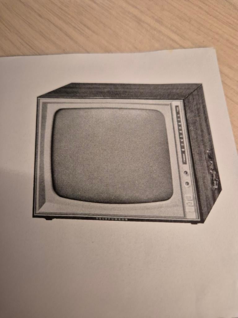 1964 Nederlandse Telefunken televisie folder als nieuw, Ophalen of Verzenden, Zo goed als nieuw, Overige merken