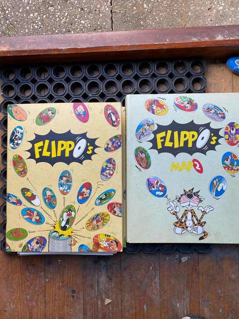 Flippo's in map compleet, Ophalen, Looney Tunes, Verzameling, Met verzamelmap(pen)