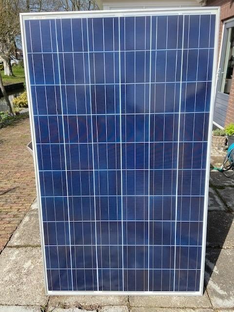6 zonnepanelen + omvormer, Doe-het-zelf en Verbouw, Zonnepanelen en Toebehoren, Ophalen, Gebruikt, Paneel