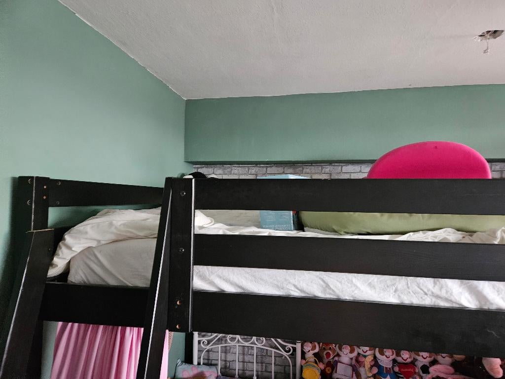 STORA hoogslaper 140x200 (IKEA), Huis en Inrichting, Slaapkamer | Stapelbedden en Hoogslapers, Ophalen, Gebruikt, Hoogslaper, Tweepersoons