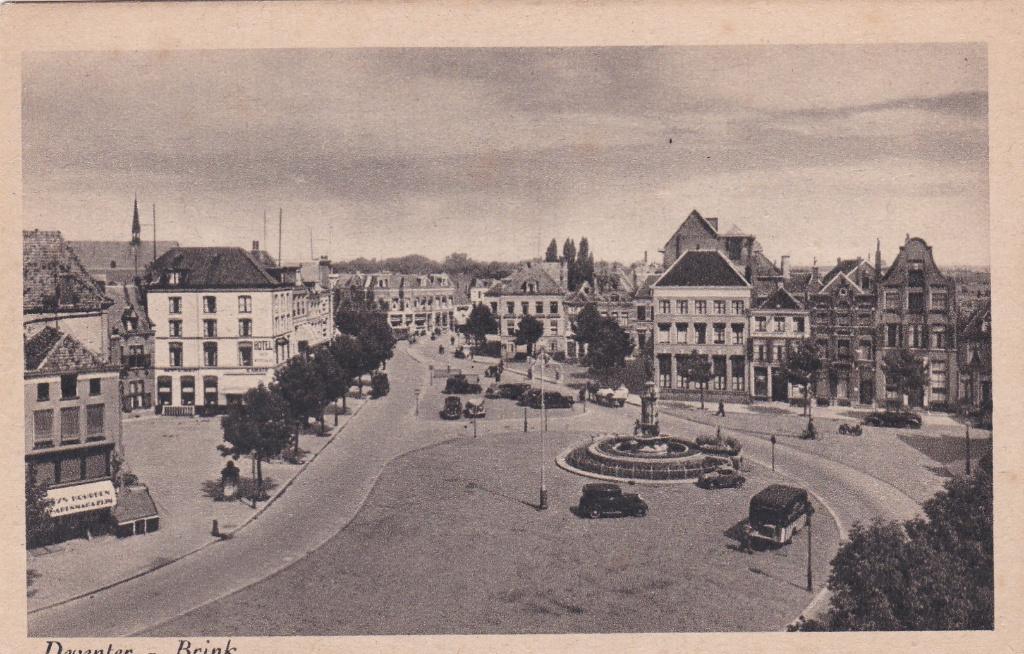 GA1287 Brink Deventer Olst Bathmen Wilp Twello, Verzamelen, Ansichtkaarten | Nederland, Verzenden, 1940 tot 1960, Ongelopen, Overijssel