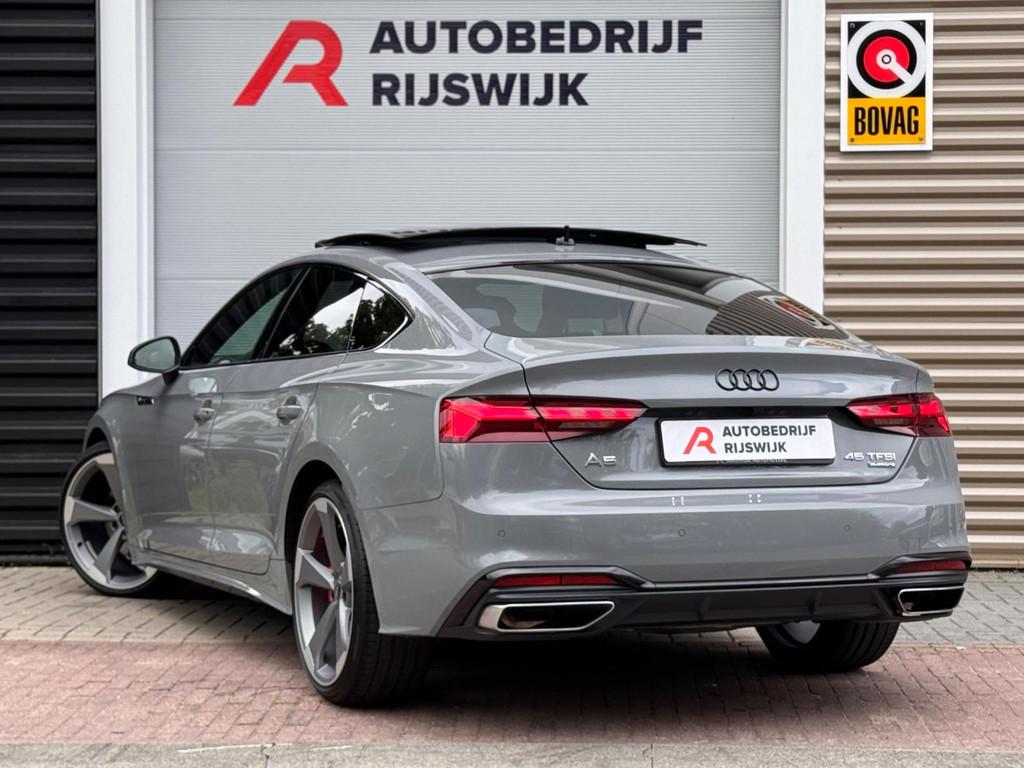 Audi A5 SPORTBACK 45 TFSI quattro S-Line Pano/Keyless/Camera, Automaat, 12 maanden, Gebruikt, 4 cilinders