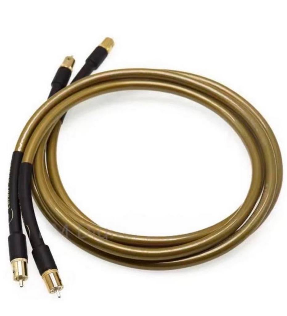 Hoogwaardige RCA interlink OFC 1 meter, Audio, Tv en Foto, Audiokabels en Televisiekabels, Zo goed als nieuw, Interlink-kabel