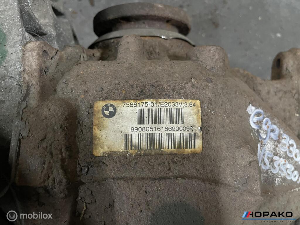 Differentieel BMW 3 serie E90 E91 E92 E93 3.64 - 7566175-01, Auto-onderdelen, Gebruikt, Einsteinlaan 5 rijswijk, Bmw, Ophalen of Verzenden