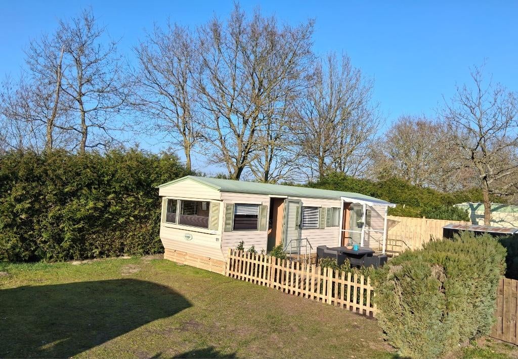 Poelsnip, ruime 4 persoons stacaravan Schoonloo- Drenthe