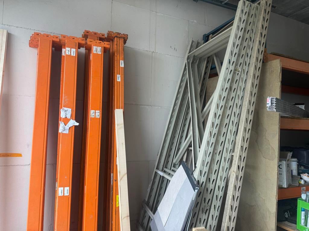 Professionele stellingen., Ophalen, Gebruikt