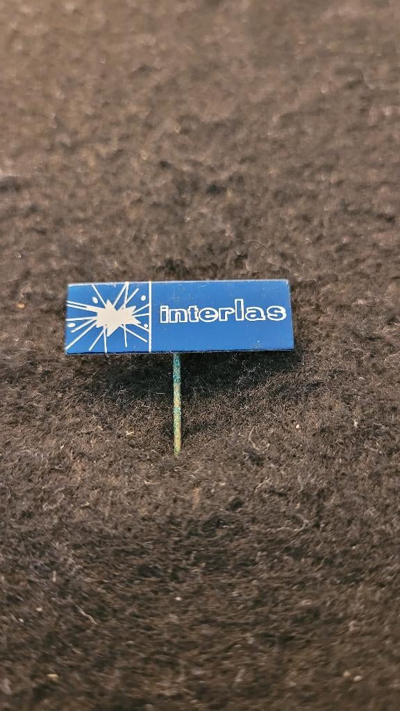 Interlas Rozenburg speldjes, Verzenden, Zo goed als nieuw, Merk, Speldje of Pin