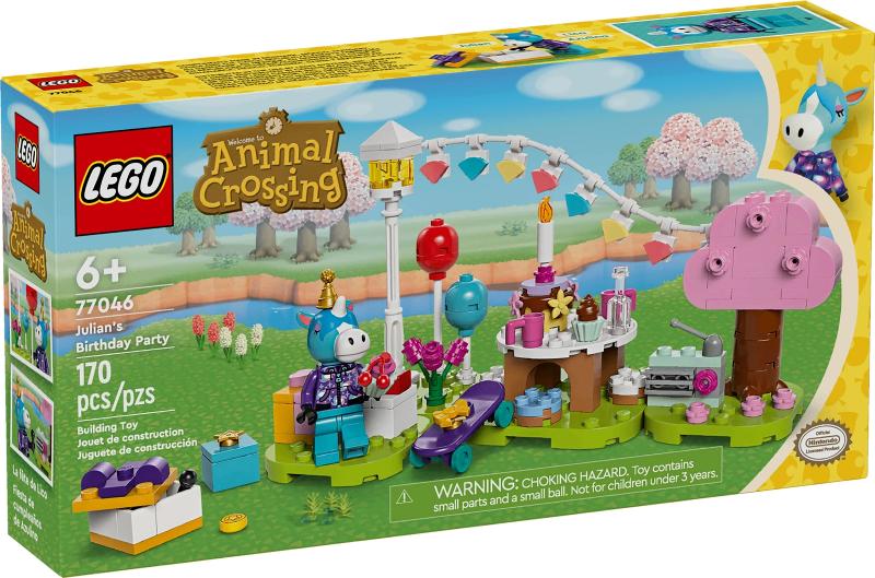 Lego Animal Crossing set 77046 Julians verjaardagsfeestje, Overige thema's, Lego, Nieuw, Ophalen of Verzenden