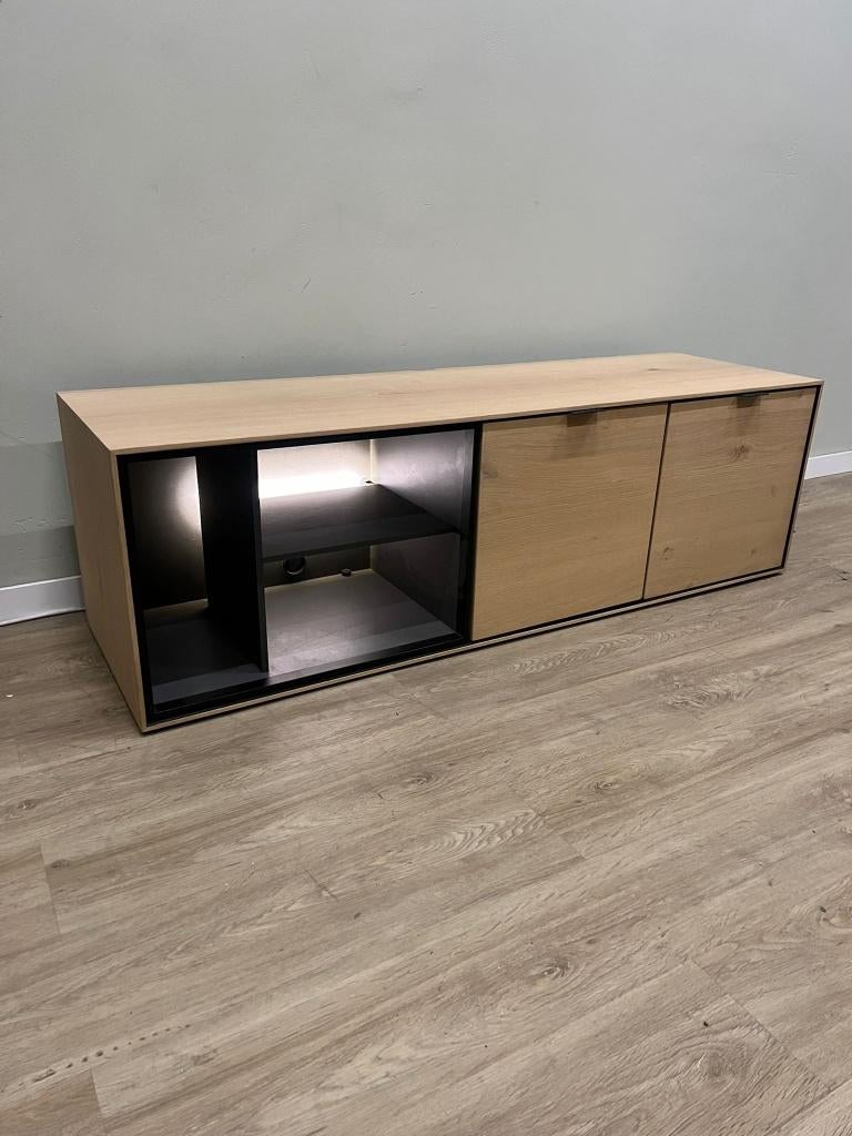 Xooon Elements tv meubel / lowboard 150cm, Ophalen of Verzenden, Hout, Industrieel, Minder dan 100 cm