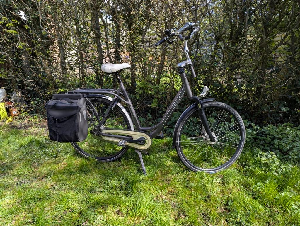 Sparta Amazone moederfiets met fietstas, Ophalen, Sparta, Dubbele standaard, 0 zitjes