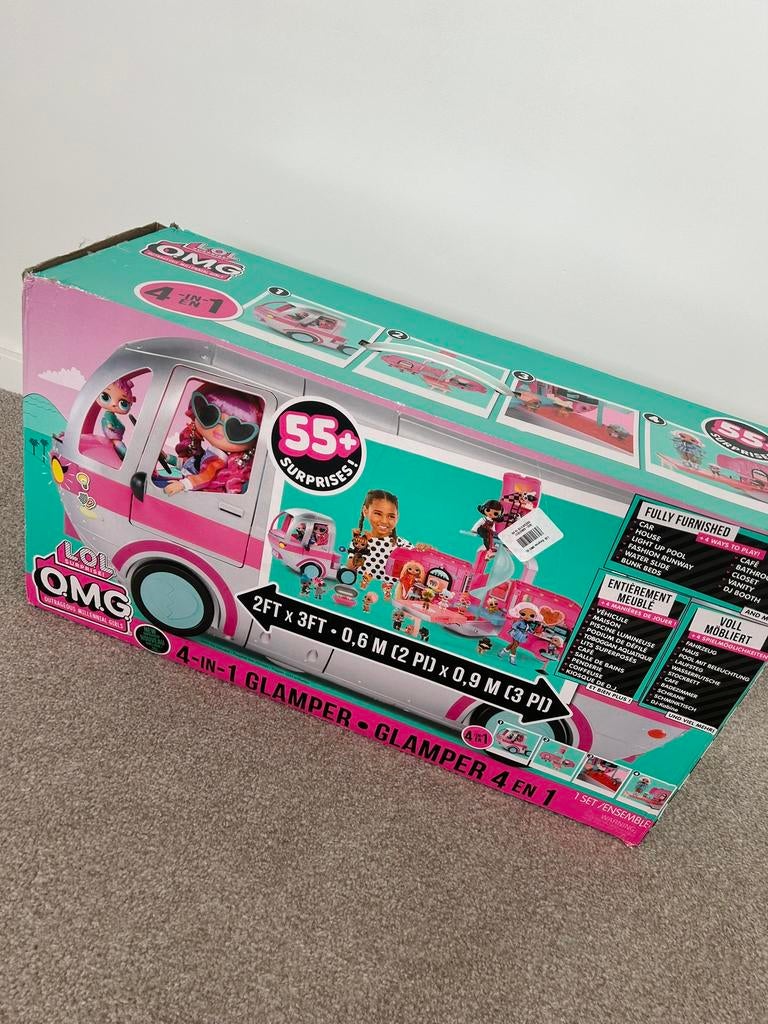 LOL Surprise OMG Glamper Fashion Camper zilver ZGAN, Kinderen en Baby's, Speelgoed | Poppenhuizen, Ophalen of Verzenden, Zo goed als nieuw