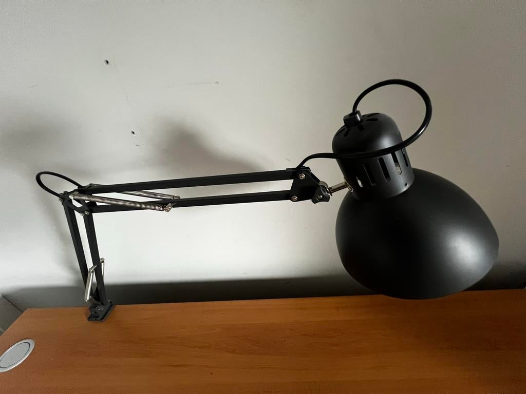 IKEA bureaulamp Tertial donkergrijs, Ophalen, Gebruikt, Metaal, Minder dan 50 cm