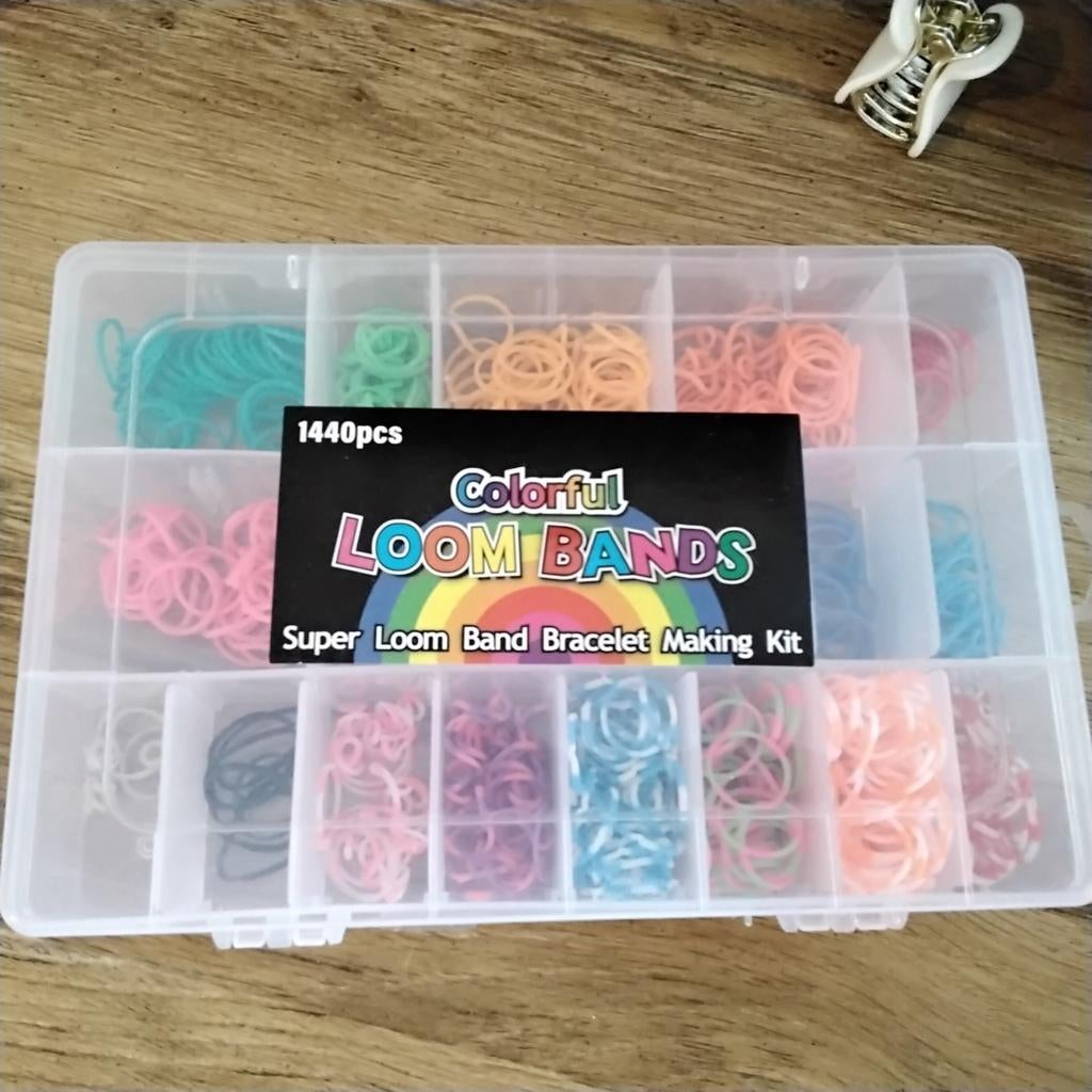 Loombands twee bakjes, Ophalen of Verzenden, Gebruikt, Overige typen