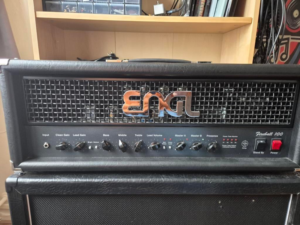 Engl Fireball 100, 100 watt buizenversterker, Ophalen, Zo goed als nieuw, Gitaar, 100 watt of meer