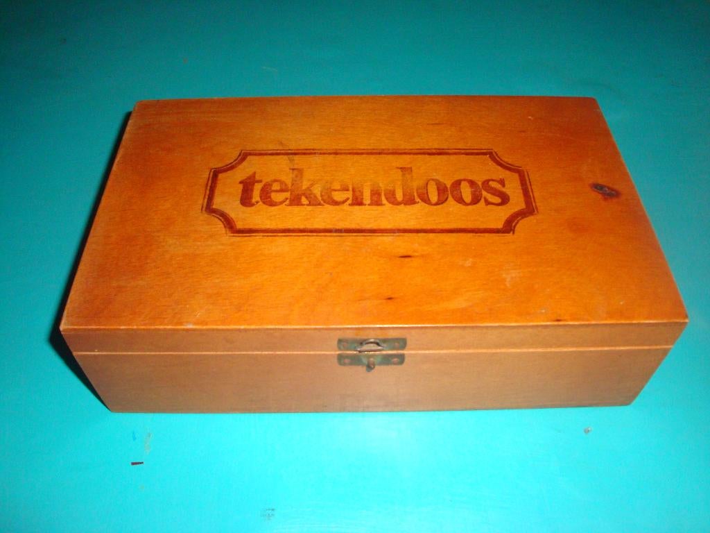 Te koop: tekendoos (vintage!), Ophalen of Verzenden, Gebruikt, Overige typen