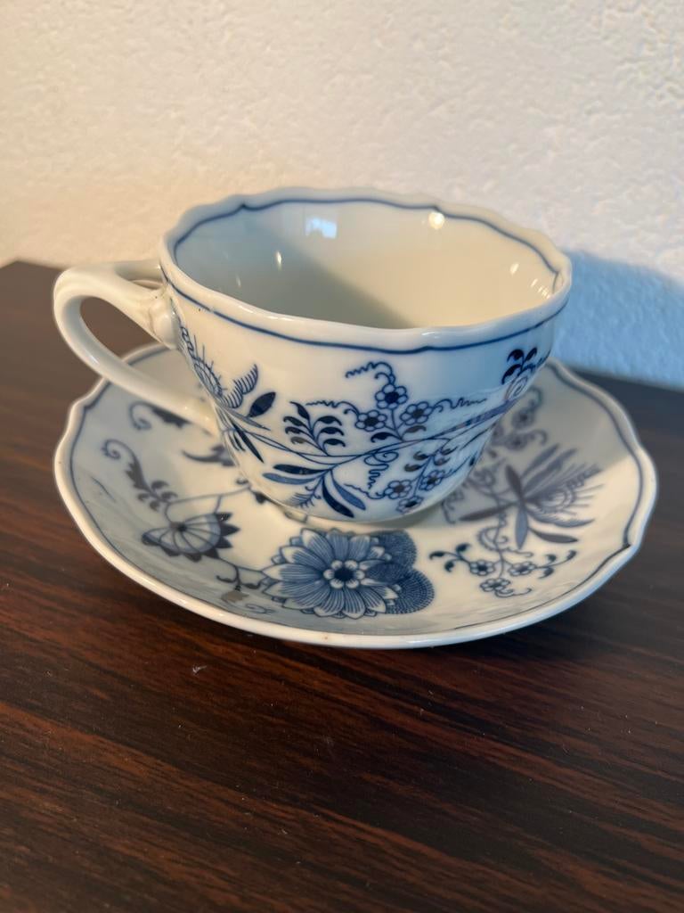 Vintage Blue Danube Kop & Schotel (Vroege Serie), Antiek en Kunst, Ophalen of Verzenden