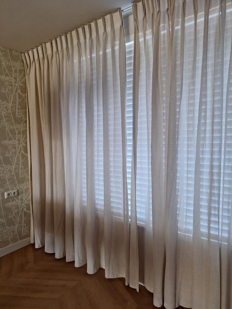 Inbetween gordijnen Kwantum Ella nieuw, Ophalen of Verzenden, Zo goed als nieuw, 200 cm of meer, 200 cm of meer