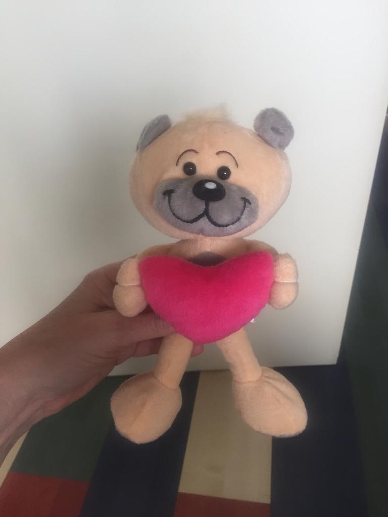 Pimboli knuffel met hartje ( in zeer goede staat), Verzamelen, Diddl, Ophalen, Pimboli, Zo goed als nieuw, Knuffel