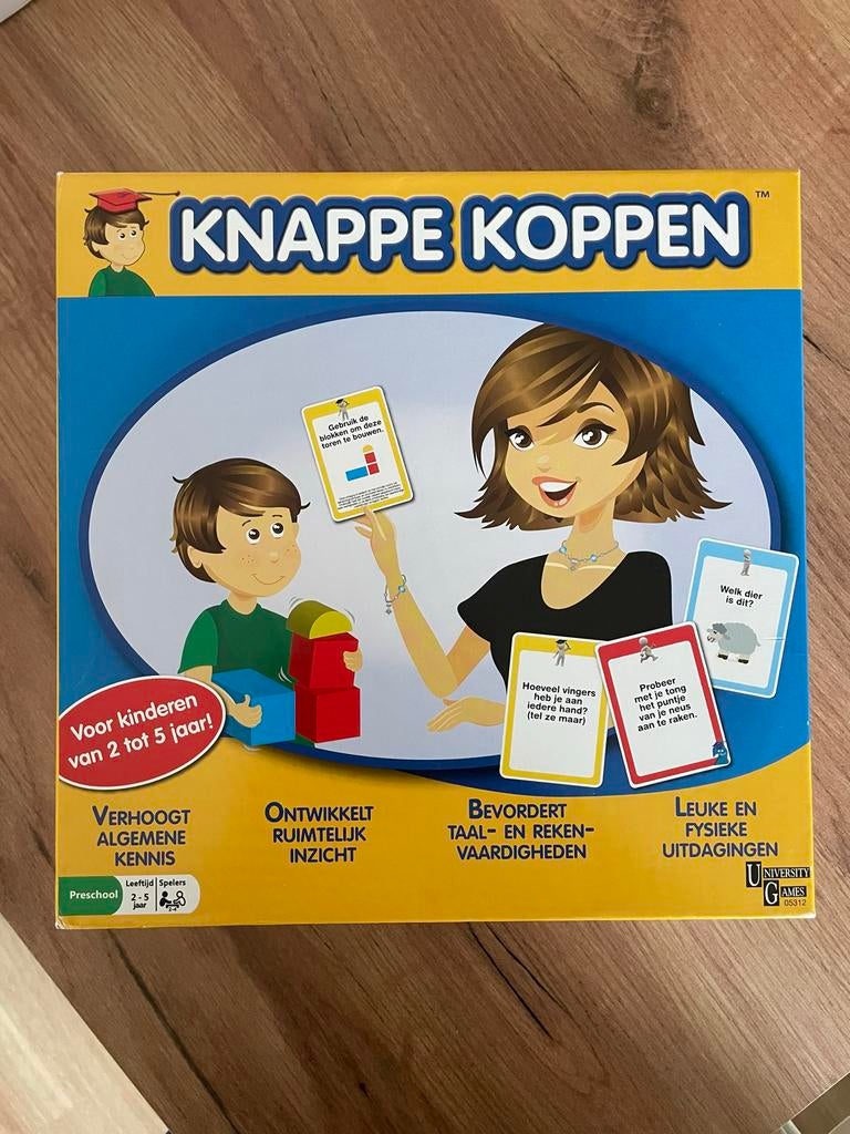 Knappe Koppen - Educatief Gezelschapsspel 2-5 jaar, Hobby en Vrije tijd, Gezelschapsspellen | Bordspellen, Drie of vier spelers