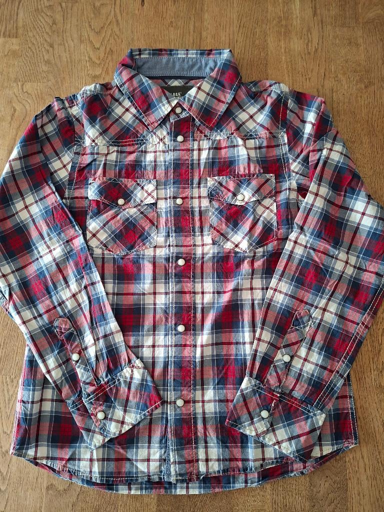 L.O.G.G. by H&M western overhemd rood/blauw geruit, Anneonline, Shop@wesell4u.nl, Overhemd of Blouse, Ophalen of Verzenden