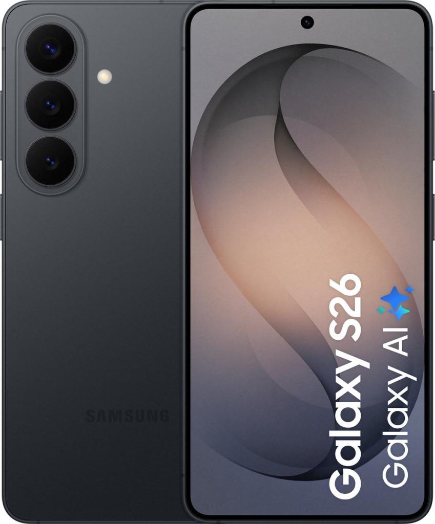 Samsung Galaxy S26 - 512GB - Black, Store.nl@samsung.com, Zwart, Touchscreen, Nieuw