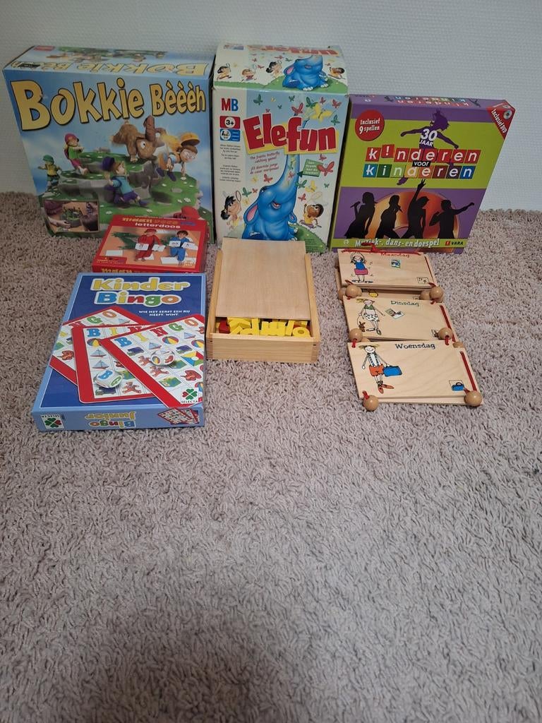 Diverse Kinderspellen en Educatief Speelgoed, Vijf spelers of meer, Ophalen, Gebruikt, MB, Jumbo, Ravensburger