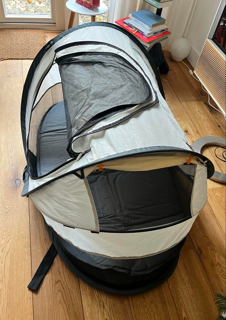 Deryan peuter tentbedje ecru met matras, Kinderen en Baby's, Overige Kinderen en Baby's, Zo goed als nieuw, Ophalen