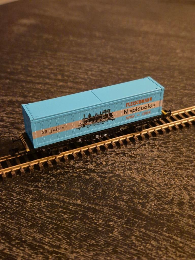 Fleischmann 25 Jaar Piccolo N-spoor Wagon - Nieuwstaat, Wagon, Ophalen of Verzenden, Zo goed als nieuw, Fleischmann