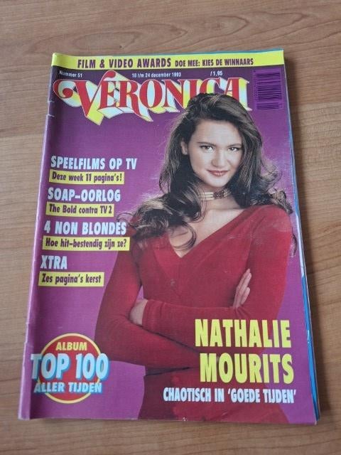Veronica 1993 Nathalie Mourits Miss Queen 4 Non Blondes U2, Verzamelen, Verzenden, 1980 tot heden, Nederland, Tijdschrift