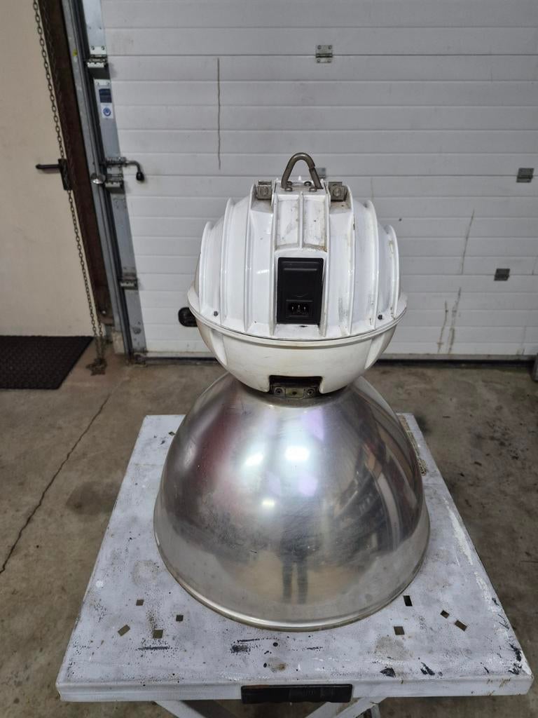 Fabriekslampen (5 stuks), Huis en Inrichting, Lampen | Hanglampen, 50 tot 75 cm, Glas, Ophalen of Verzenden