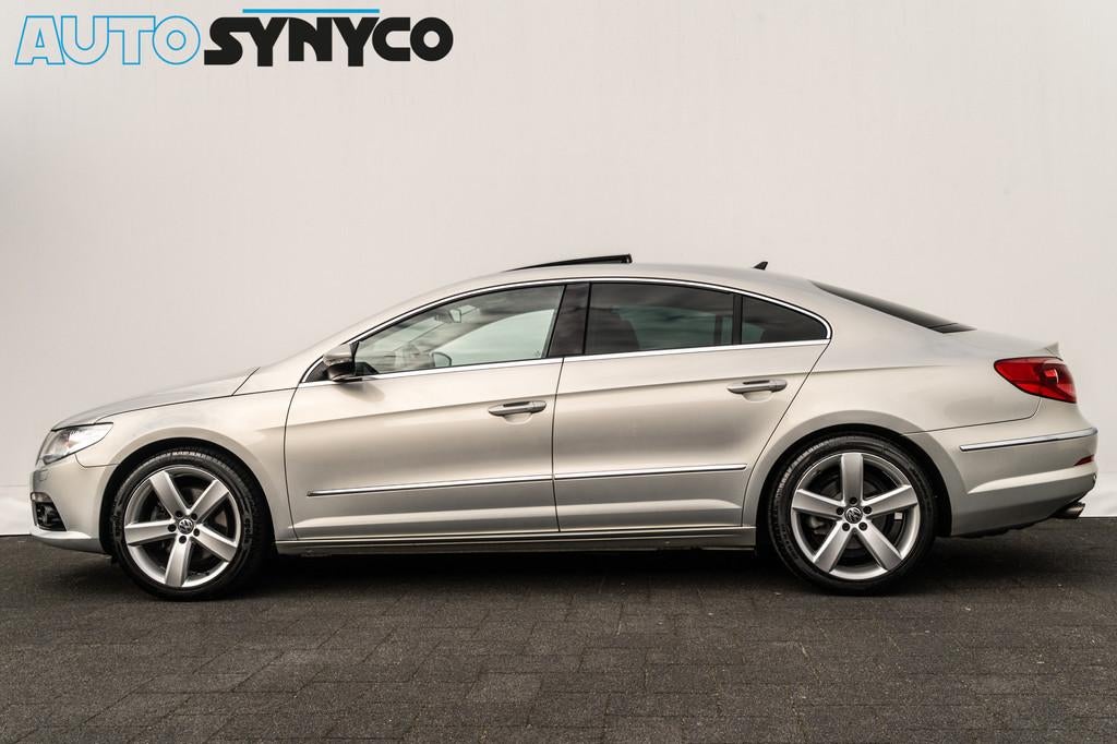 Volkswagen Passat CC 2.0 TSi 200 Pk DSG | Panoramadak | Lede, Auto's, Volkswagen, Zwart, 4 cilinders, 1984 cc, 4 stoelen