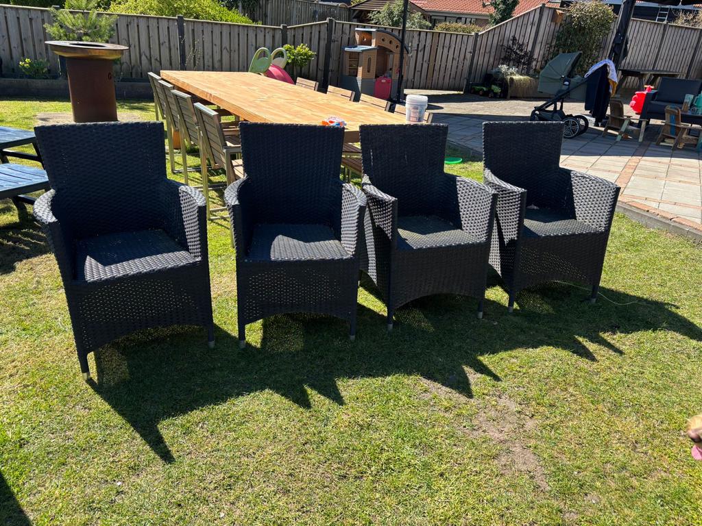 Gebruikte tuinstoelen - Wicker - Bois le Duc, Ophalen, Gebruikt, Wicker