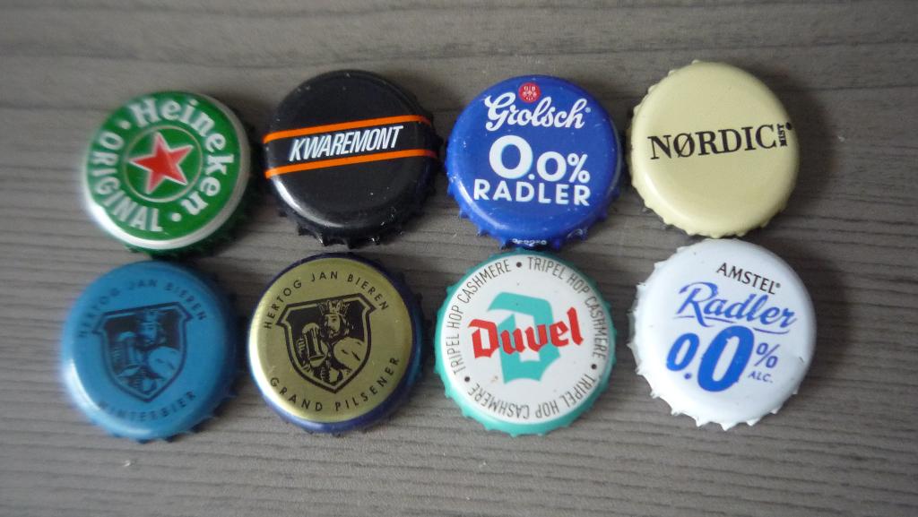 Bierdoppen (6), Ophalen of Verzenden, Gebruikt, Overige typen, Overige merken