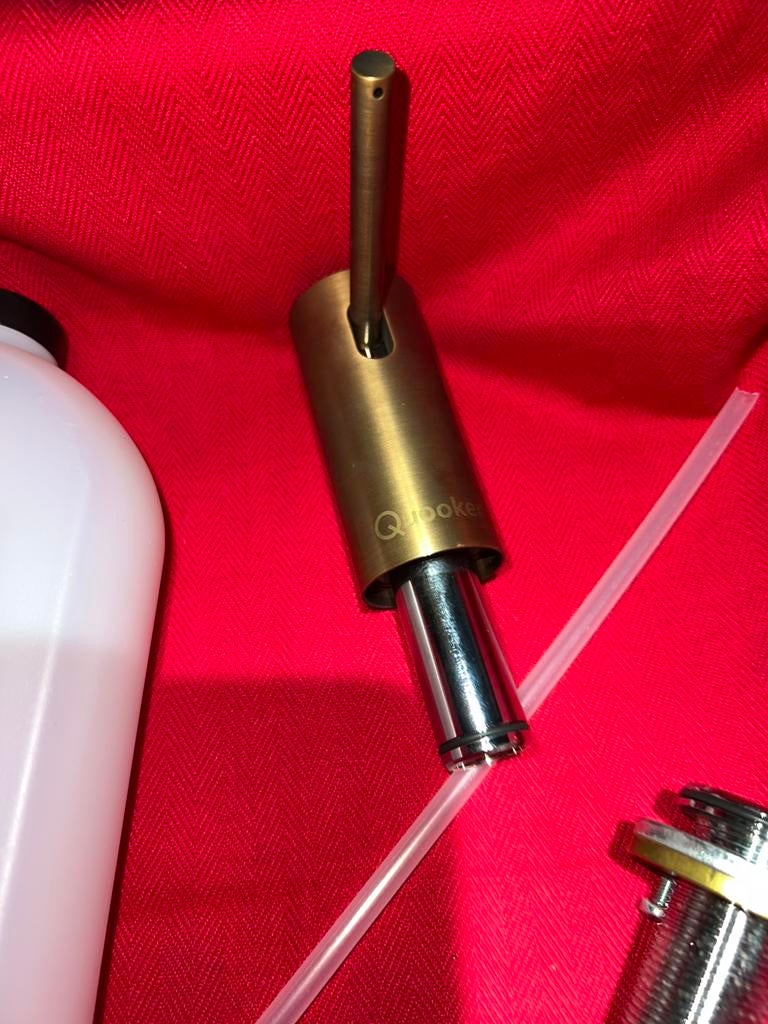 Quooker Zeepdispenser Messing Patina nieuw, Ophalen of Verzenden, Nieuw