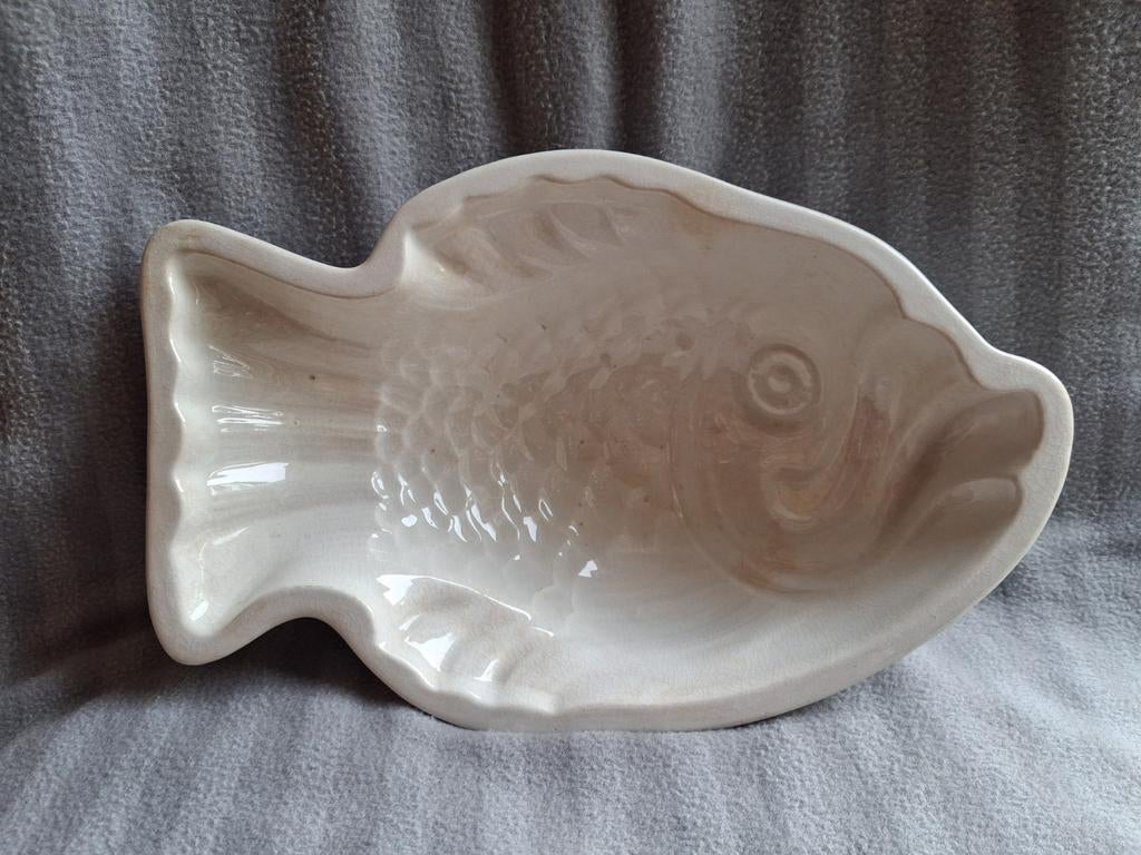 Antieke puddingvorm vis Petrus Regout WD-022, Ophalen of Verzenden