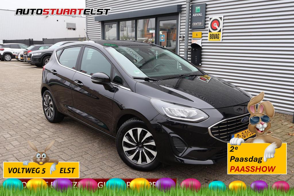 Ford Fiesta 1.0 EcoBoost Hybrid Titanium 1e Eigenaar | Volle, Auto's, Voorwielaandrijving, Gebruikt, Zwart, Origineel Nederlands
