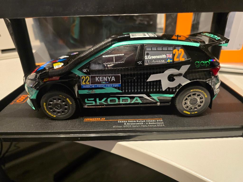 Skoda Fabia Rally 2 2023 1/18, Ophalen of Verzenden, Nieuw, Auto, Overige merken