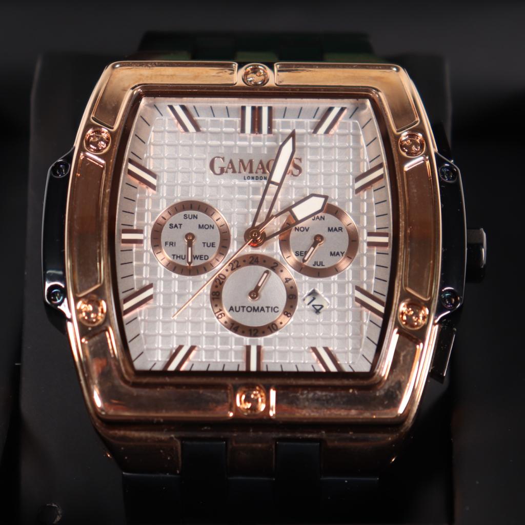 Gamages London Magnitude Two Tone  Horloge (51mm) - A Grade, Gamages of London, Zo goed als nieuw, Info@gamages.london, 164-182 Oxford Street, Westminster