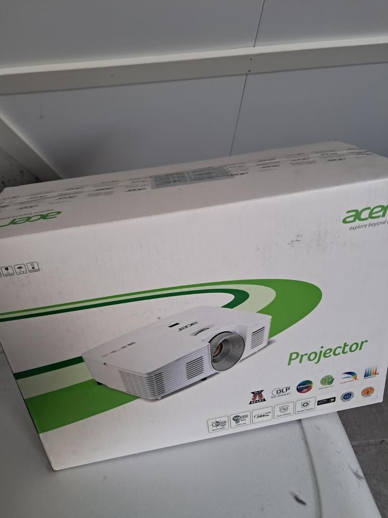 Nieuwe beamer., Ophalen