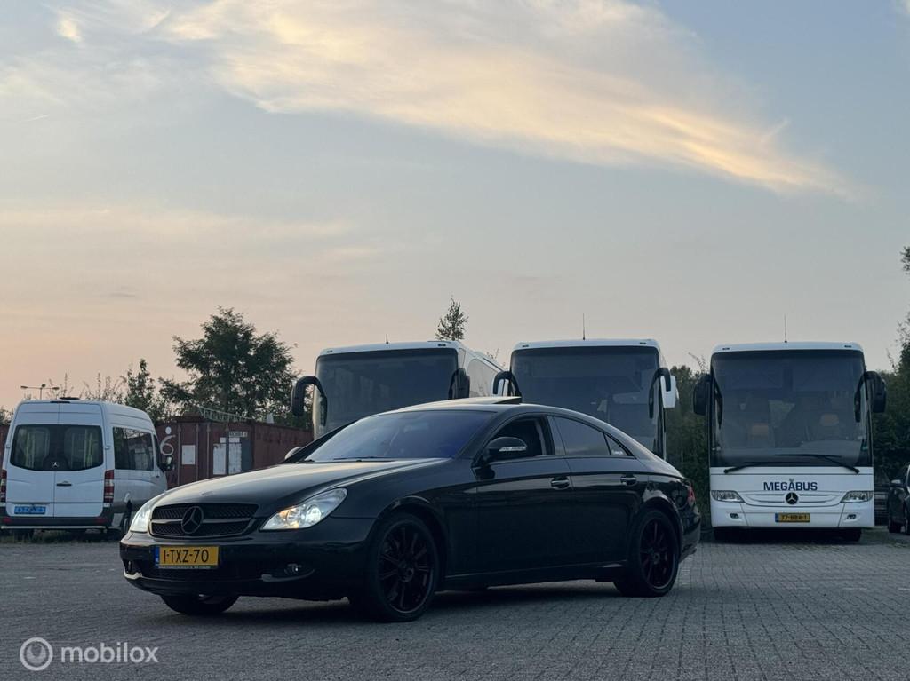 Mercedes CLS-klasse 350, Auto's, Mercedes-Benz, Automaat, Achterwielaandrijving, Traction-control, Zwart