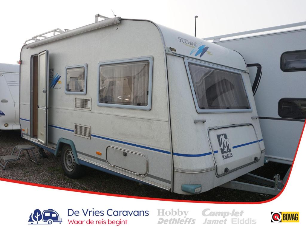 Knaus As Good as Gold 400 TS incl.voortent- & luifel, Caravans en Kamperen, Caravans, Bedrijf, Treinzit, 4 tot 5 meter, Knaus