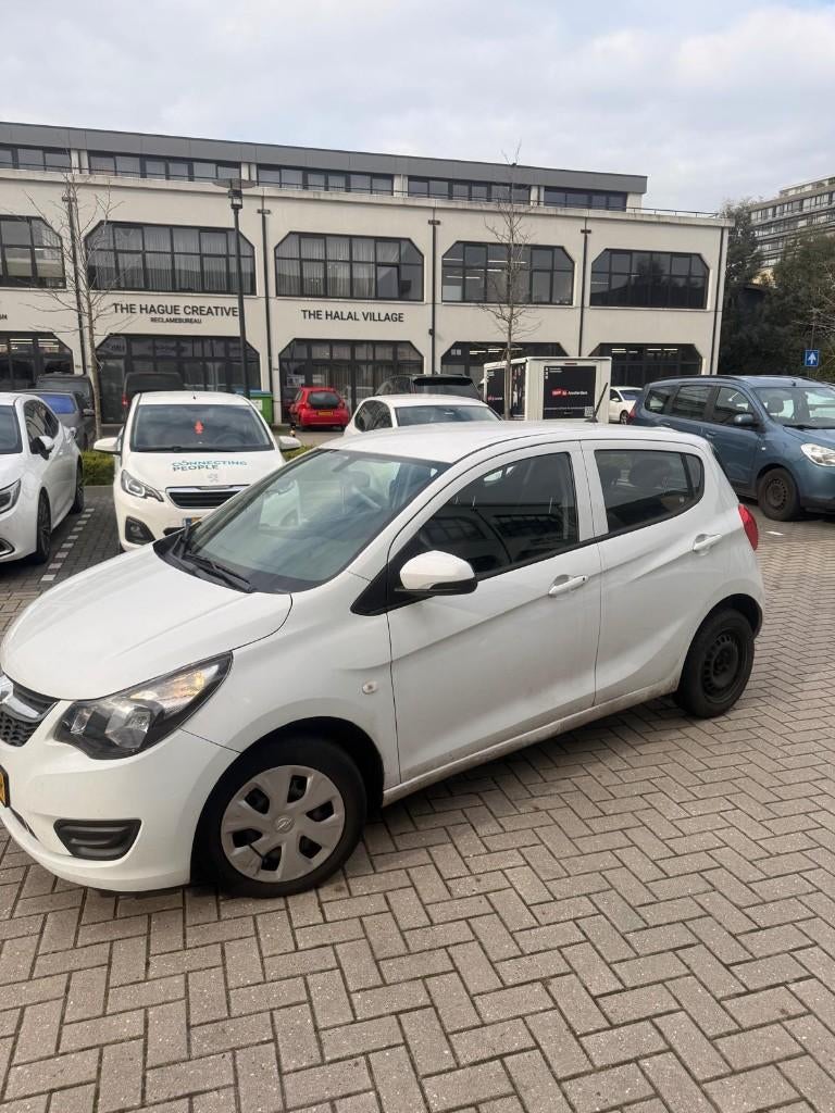 Opel Karl 1.0 Ecoflex 55KW 2017 Wit |  KM: 87.154 (BTW AUTO), Voorwielaandrijving, 839 kg, Stof, 74 pk